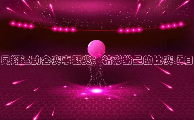 凤翔运动会赛事概览：精彩纷呈的比赛项目